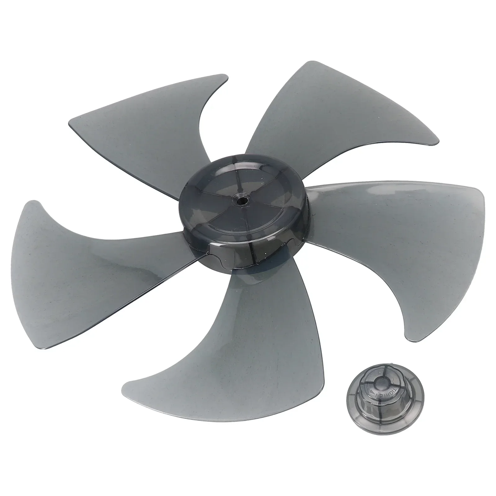 Five Leaves Fan Blade for 14 Stand Fan Low Noise and High Temperature Resistant Easy to Clean and Replace Black and White