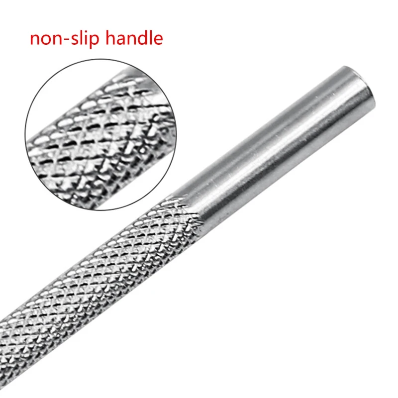 Perforateur de trou en cuir amélioré rond en acier en cuir artisanat poinçon trou creux Cutter E65B