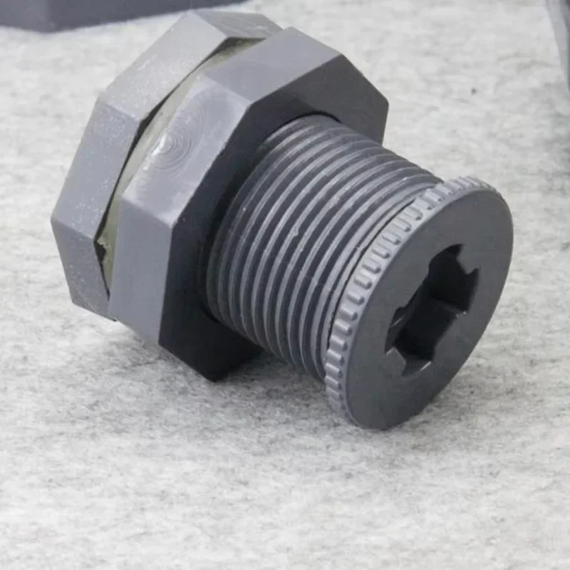 1Pc ID 20~63mm PVC Water Tank Connector Home Aquarium Fish Tank Bulkhead Pipe Joint Water Inlet Outlet Connector Drainage Joint