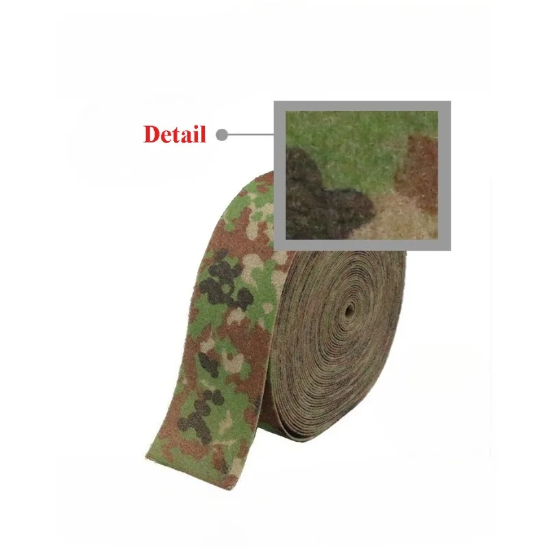 10cm Width Japanese Spots Jungle Camouflage Loop Fastener Strap Magic Sticking Tape  No Glue Backpacks Vest Cap Sewing Accessory - Image 5