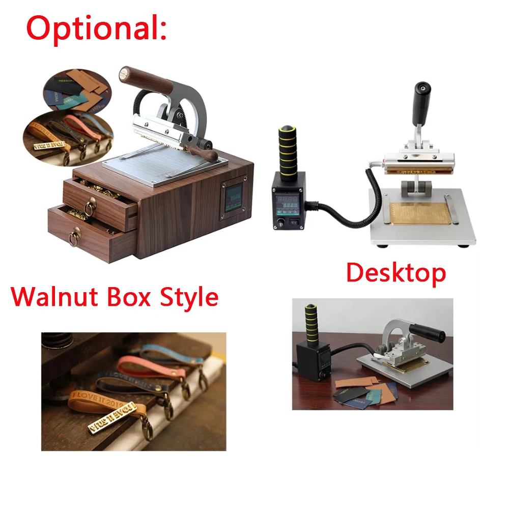 

Bronzing Machine Logo Leather Heat Press Machine Hot Foil Stamping Machine and Copper Mould Alphabet Letter Set with Number