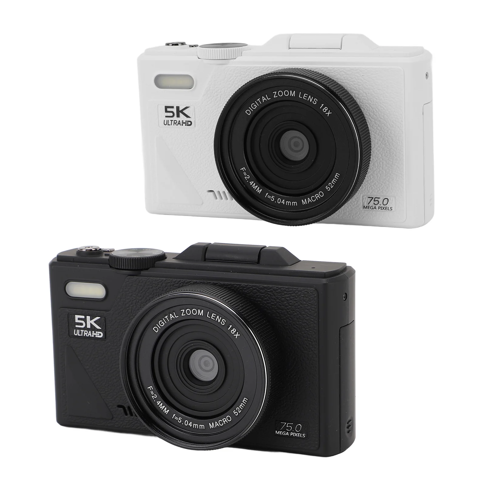 

Новая цифровая камера, беззеркальная камера, 18-кратный цифровой зум, стабилизация изображения, обнаружение улыбки, автофокус, 5K, 75MP, HD для фотографии