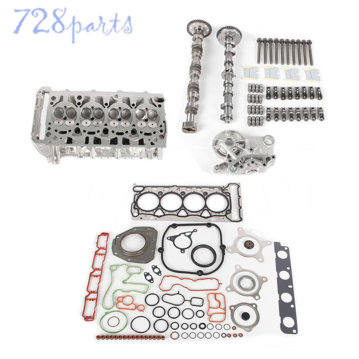 2.0T Complete Cylinder Head Gasket Fit For Audi Q5 2013-2017 2.0T Gasoline CPMA CPMB 06H103064N 06H103383AD WHT005305 06H103411B