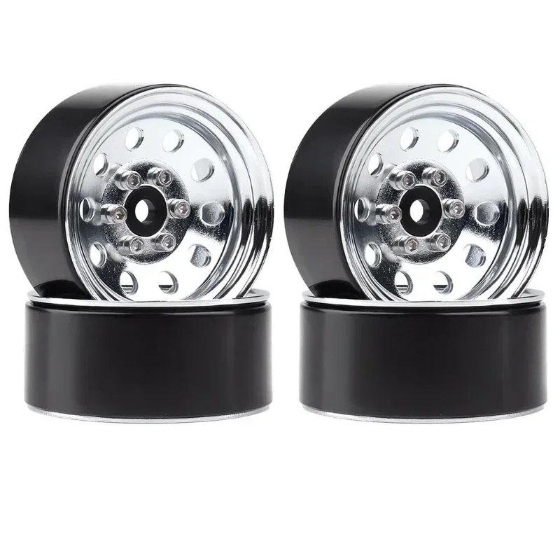 

4PCS Metal 1.9" Beadlock Wheel Rims 3 Style for 1:10 RC Crawler Car Axial SCX10 90046 TRX4 Redcat GEN8