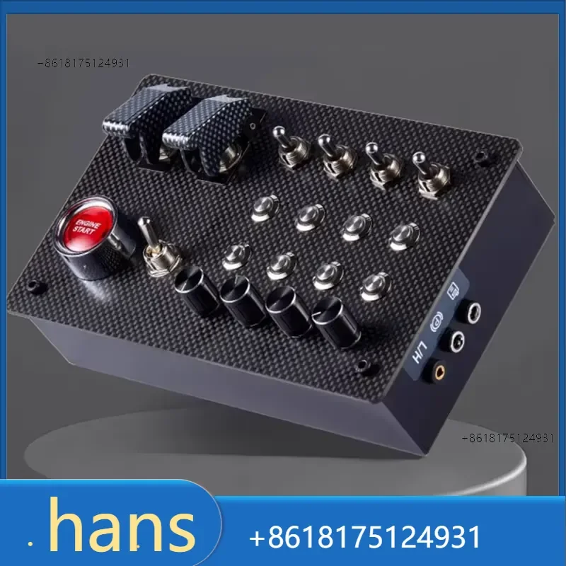 2026 Factory Direct Sales ZQSR Horizontal Button Box Racing Control Box Simulator for Thrustmaster Simagic Fanatec