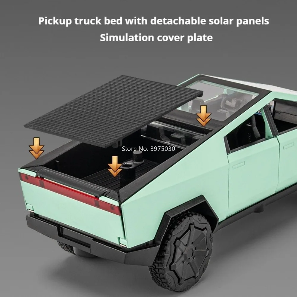 1:32 modelos de liga de caminhonete, carros fundidos, brinquedos, roda, puxar para trás, veículos em miniatura, portas abertas, motorhome para decoração de casa