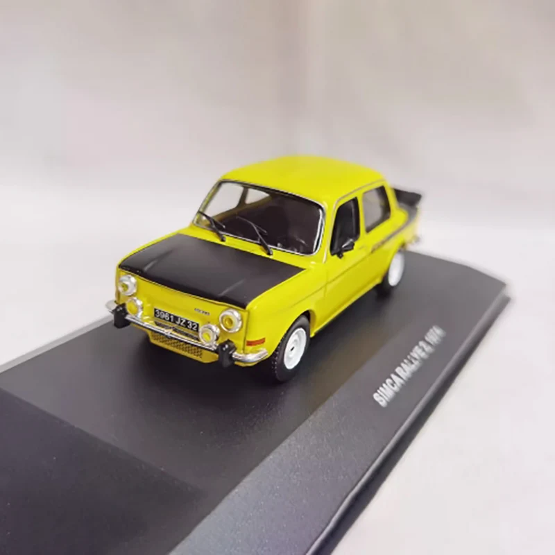 Diecast 1:43 scale SIMCA RALLYE 2 1974 Alloy Car model Collectibles Souvenir decorations (paint defects)