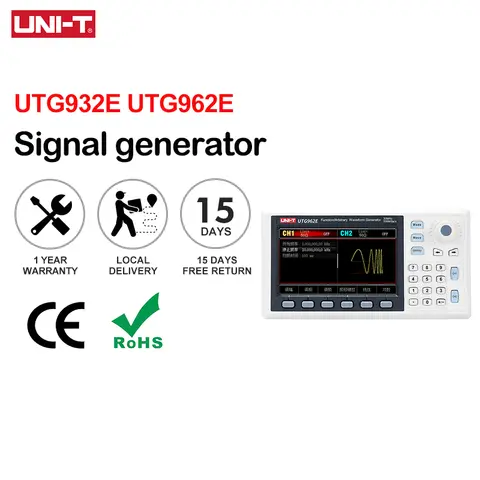 Dual channel arbitrary waveform generator with 14-bit resolution UNI-T
