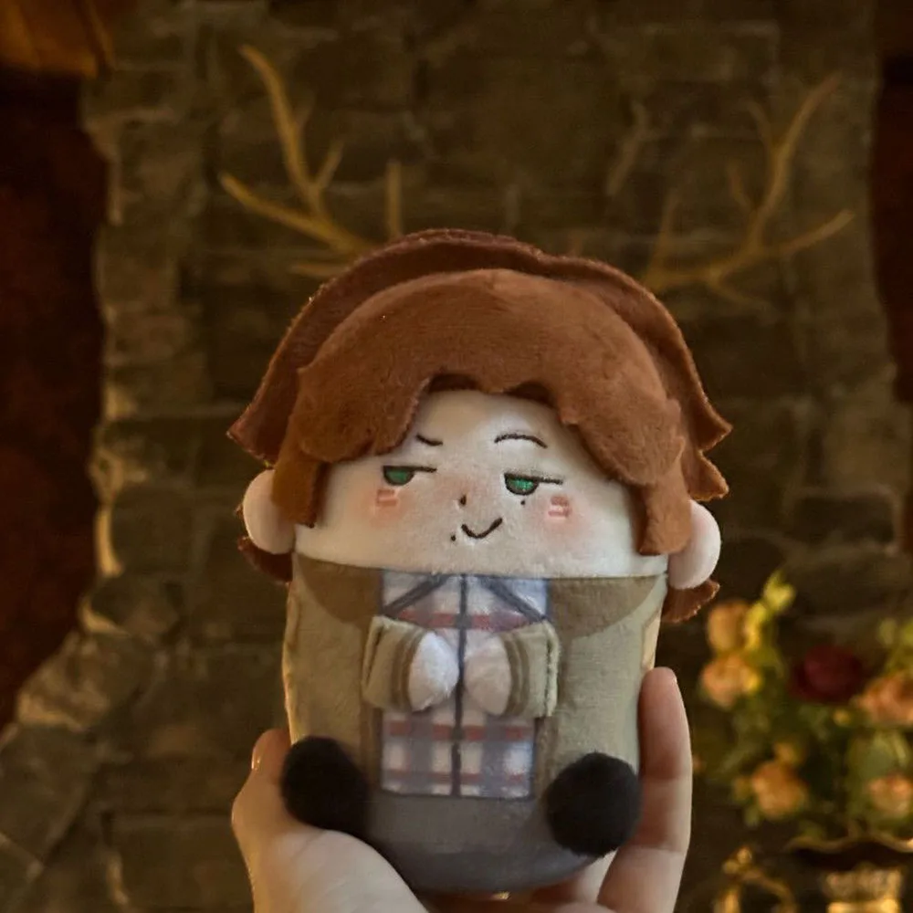 12cm Supernatural Sam Dean Castiel Plush Doll Birthday Pendant Decoration SPN Stuffed Toy Collect Backpack Doll School XMAS Gift view 4