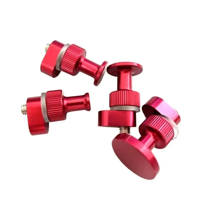 

02DE 4Pcs Car Dent Repair Puller Tabs Aluminum Glues Tabs Pulling Tabs Dent Remover