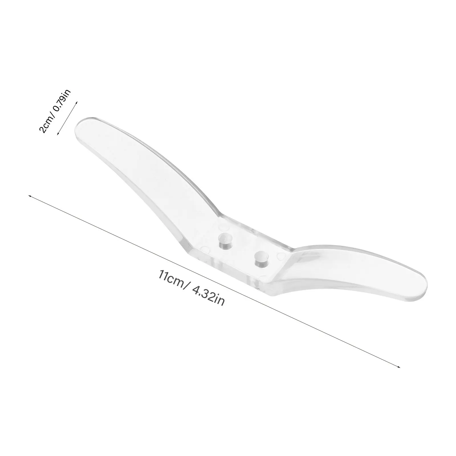 4Pcs Transparent Blind Cord Safety Cleats Lightweight Wear Resistant Hook for Roller Blinds Vertical Blinds Home Office Use