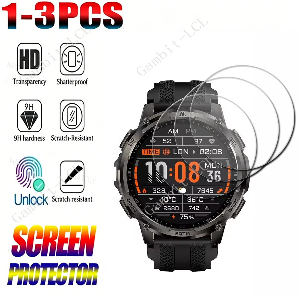 1-3PCS Tempered Glass For KOSPET Tank T4 SE T4C Orb Magic R10 Optimus 2 S2 T3 Ultra 2 TankT4  Watch Screen Protector Cover Film