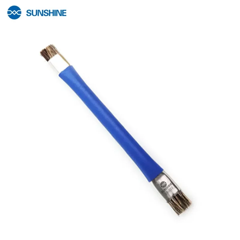 Чистящая Щетка Sunshine SS-022 SS-022B, металлическая ручка мобильный телефон, щетина для ремонта материнской платы, инструмент для чистки IC Disk