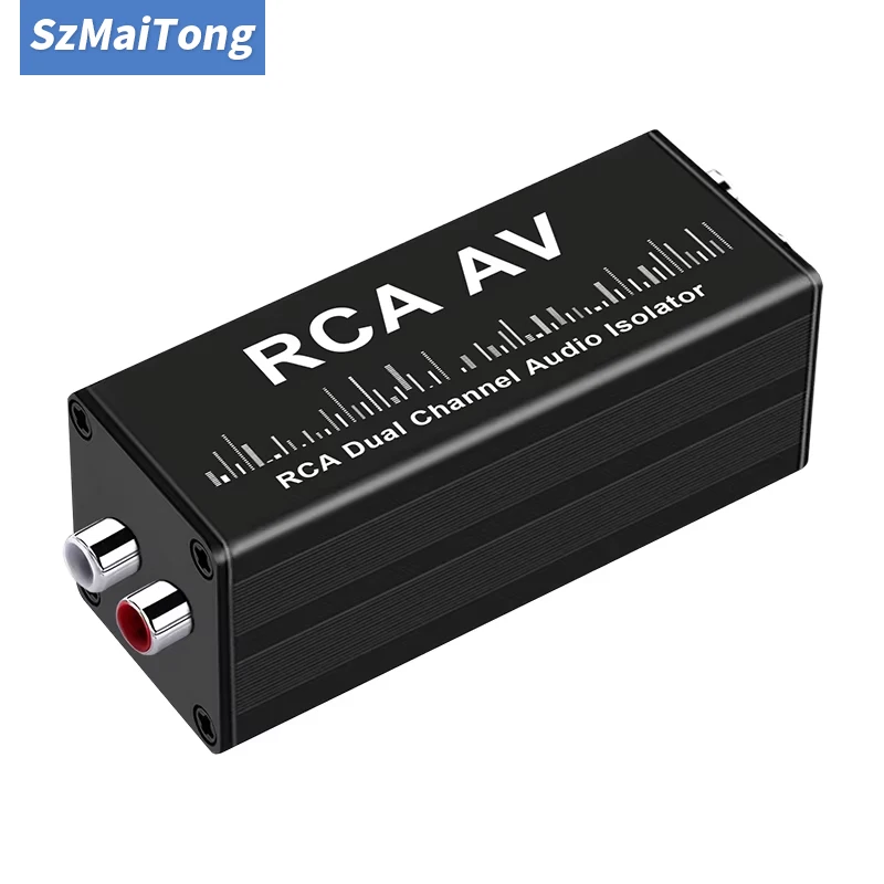 NEW RCA Audio Isolator Suppressor Isolator for PC Durable Female To Male Eliminate Common Ground RCA to RCA