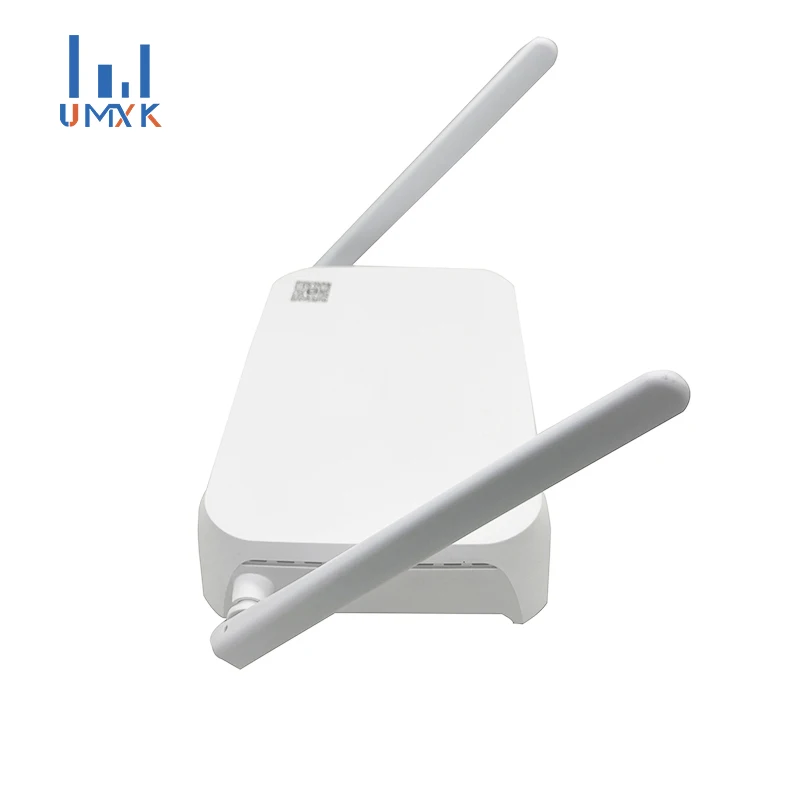 UMXK H3-1S Pro 4GE LAN +AX3000 WIFI6 +2.4G/5G DUAL BAND WIFI +5DB ANTENNA+TEL GPON ONU ONT FTTH ROUTER FIBER ENGLISH VERSION