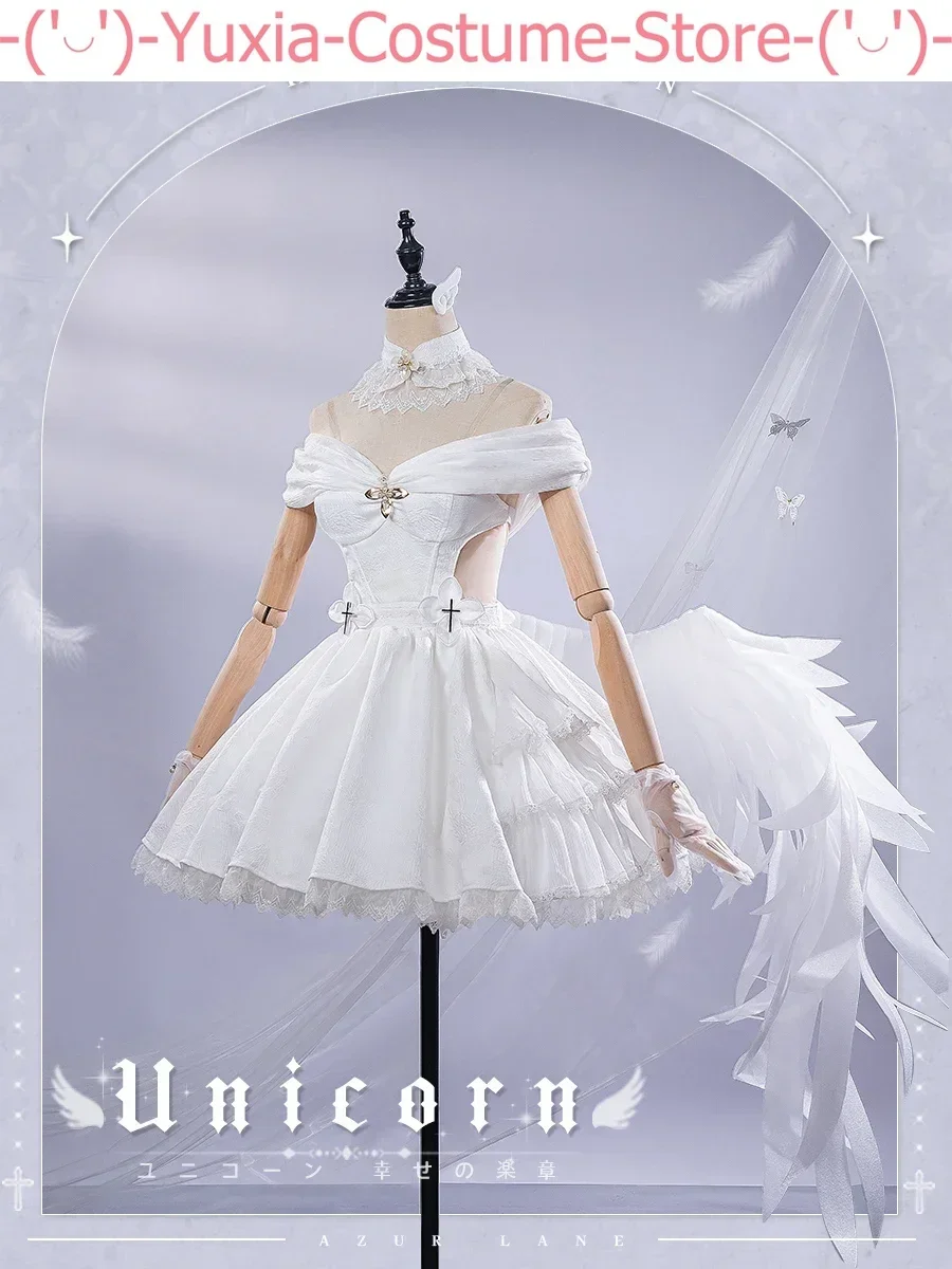 Azur Lane Unicorn Happiness Movement Gown Women Dress Cosplay Costume Cos Game Anime Party Uniform Hallowen Play Role Clothes