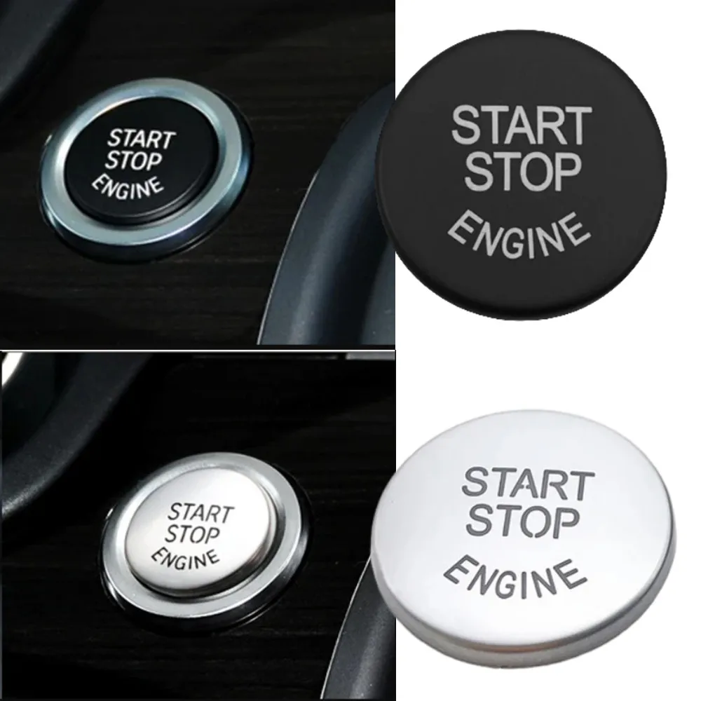 For BMW 5 6 7 Series F01 F02 F10 F11 F12 F13 2009-13 Car Interior Accessories Start Stop Engine Button Switch Cover Tim Sticker