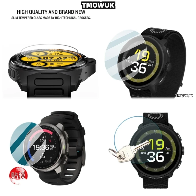

For SUUNTO RUN 9H Tempered Glass - Anti-Glare, Oleophobic Coating Screen Protector