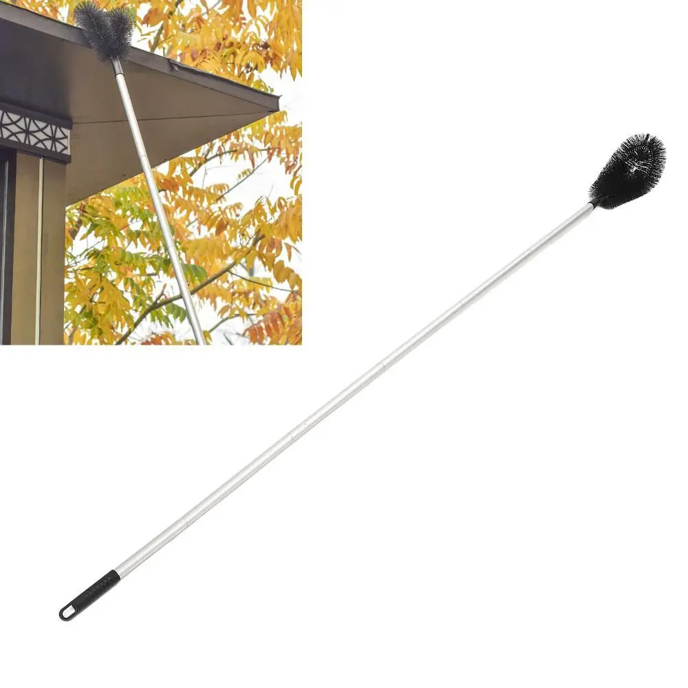 High Efficiency Gutter Cleaning Tool Long Reach Adjustable Roofing Cleaning Brush No Ladder Needed Replaceable