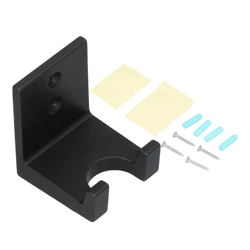 

Aluminum Alloy Bottomless Portafilter Rack Tamper Shelf Wall Mounted Coffee Tamper Rack Black Barista Tool Organizer