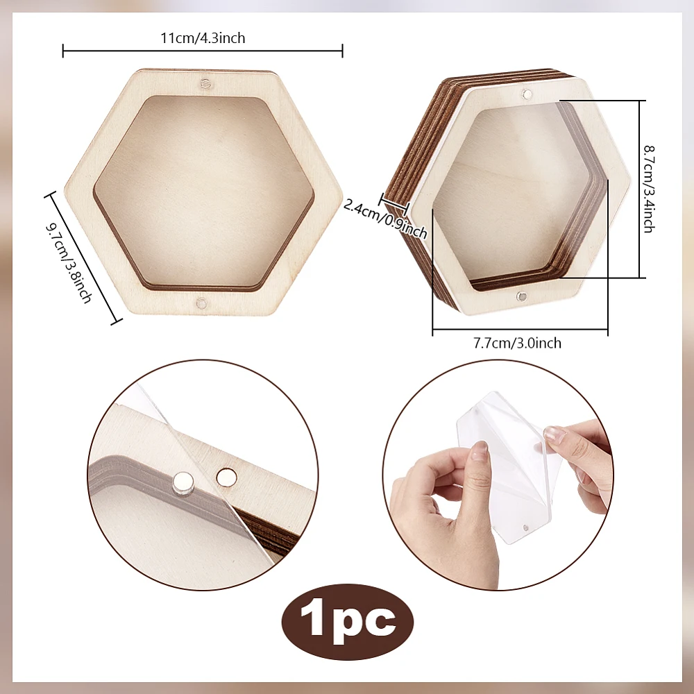 Pet Hair Keepsake Box 3.8x4.3 inch Wood Memorial Box Pug Dog Hair Keepsake Boxes Pet Fur Gifts for Dog Cat Memorial Boxes