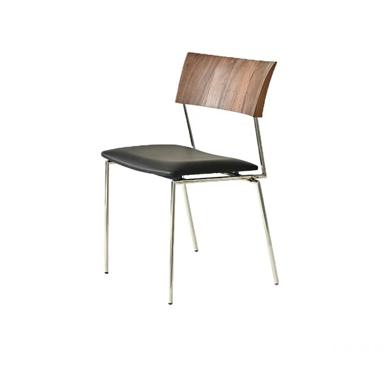 Italian Style Minimalist Dining Chairs Luxury Accent Luxury Dining Chairs Medieval Style Leisure Home Furniture Cadeiras Lscy