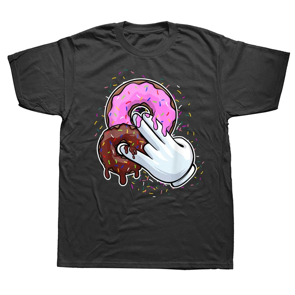 Graphic Cotton Short Sleeve Birthday Gift T-shirt Funny 2 In The Pink 1 In the Stink I Donut Sex instruction Humor Jokes T Shirt