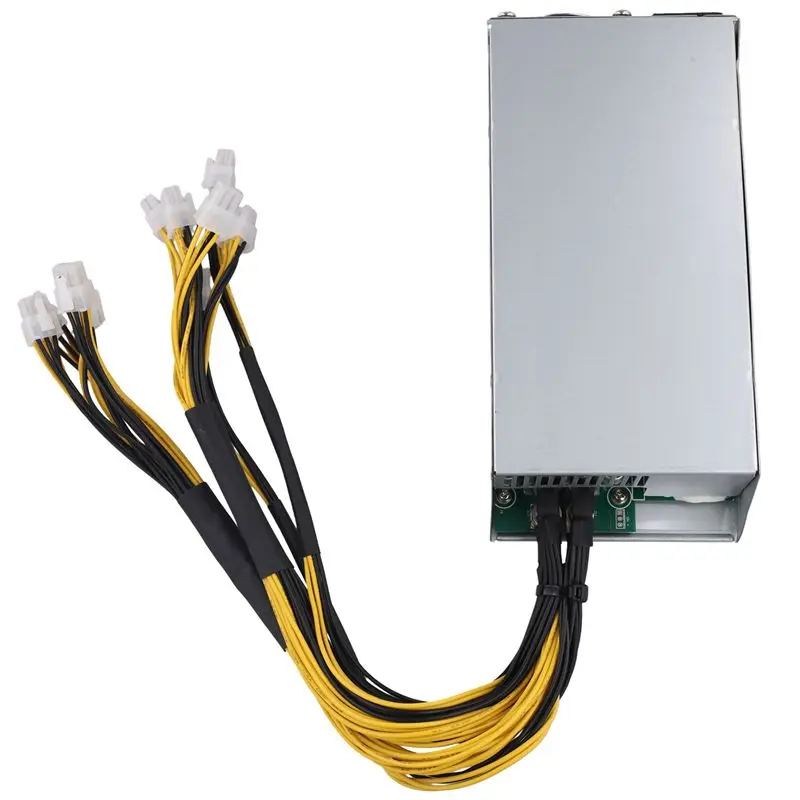 AU61-For Bitmain Antminer For Goldshell Ant Compatible For BITMAIN APW3+ -12-1600W PSU Power Supply Mining AC-DC