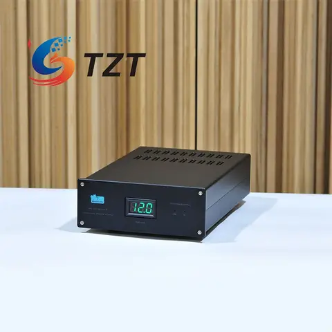 TZT 5V/9V/12V/15V/19V PW07 Ultra-low Noise 200W High Power Linear Regulated Power Supply Dual-channel Outputs