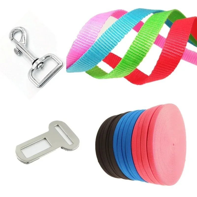 2.5cm X 1m Heavy-Duty Pet Seat Belt Adapter Metal Seat Belt Clip and Buckle Lock for Vehicle Pet Leash Securement Wholesale 2026