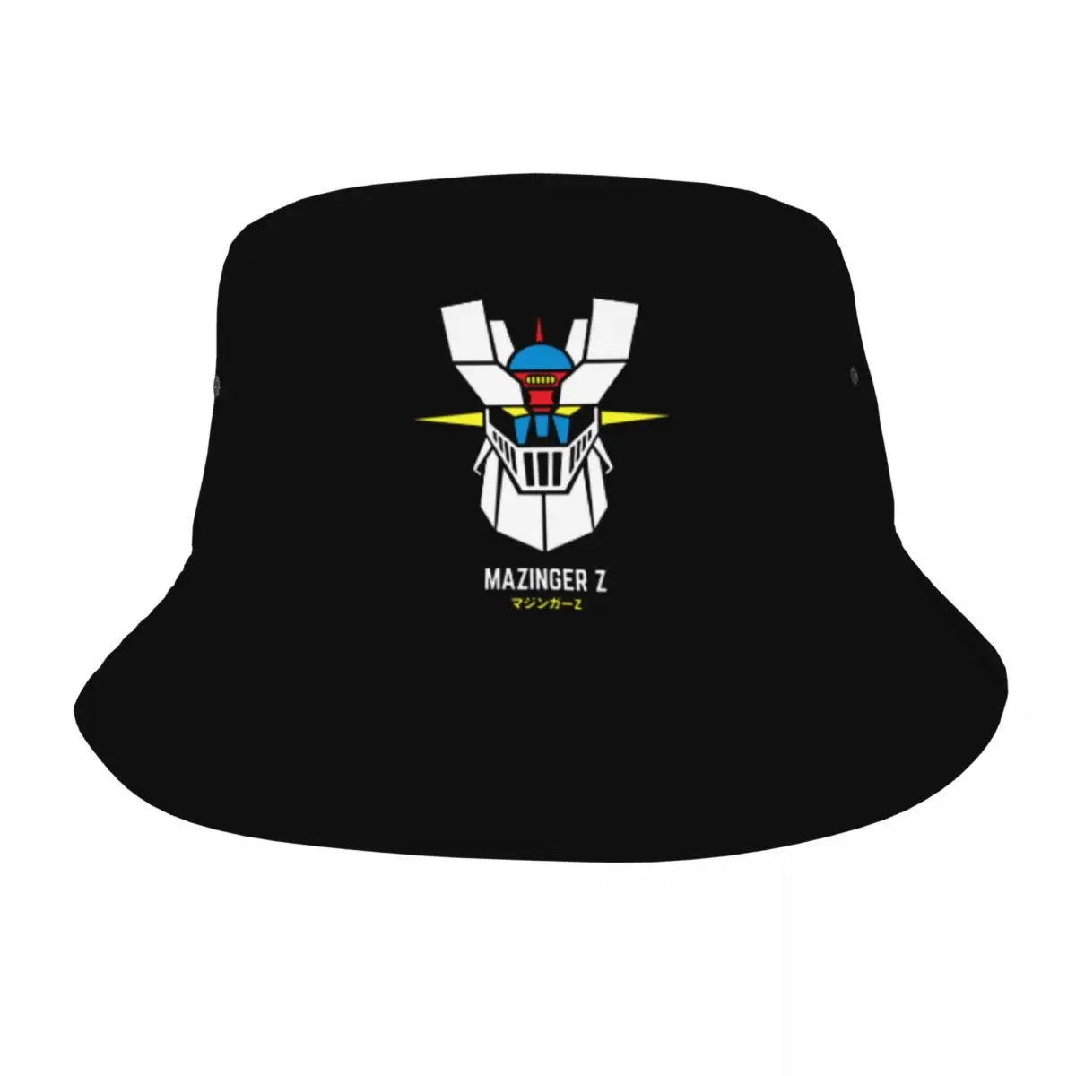 Spring Headwear Actarus Mazinger Z Stuff Bucket Hat Harajuku Teen Hot Sun Hats Robot Boonie Hat Fisherman Hats Outdoor