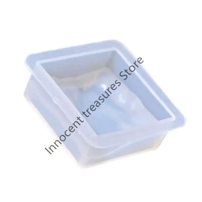 

3XUA Stylish Keychain Mould for Crafting Geometric Waving Pattern Keychains