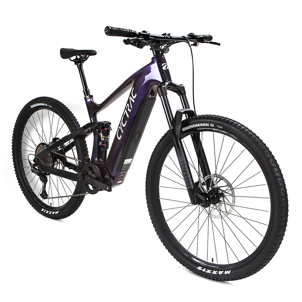 TWITTER-Full Suspension Mountain E Bike with Hydraulic Remote Control Seatpost, Bafang M510Motor, EM10 12S, 36V, 20A, 250W