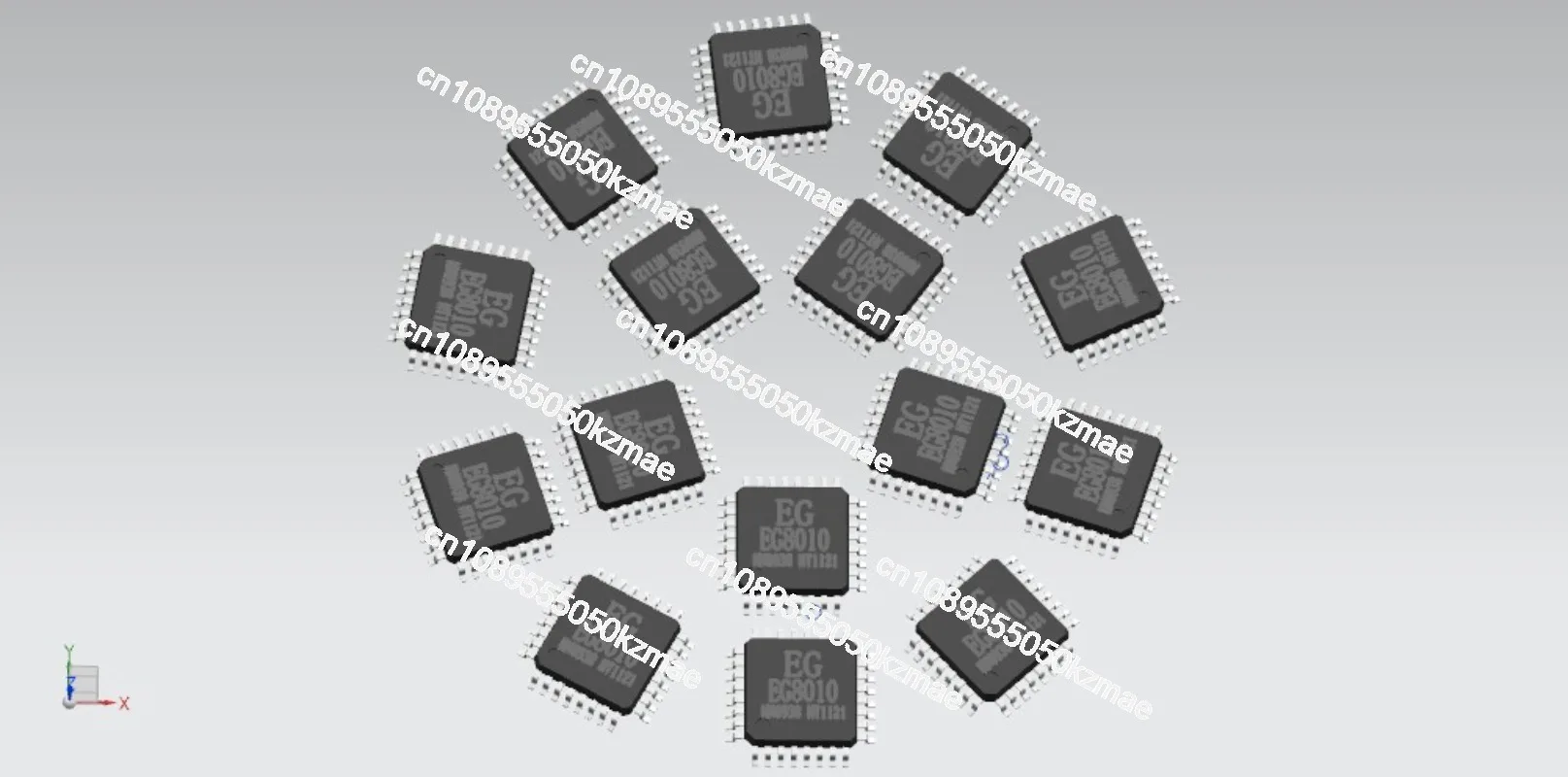 Applicable to EG8010 pure sine wave inverter dedicated chip LQFP32