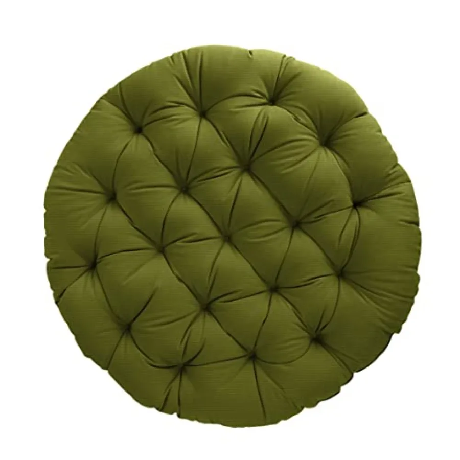 

Мягкая подушка-табурет Papasan - Удобная круглая подушка для кресла-ведра и кресла-полумесяца - Напольная подушка с плюшевым наполнителем для дверных проемов и мебельных рам (не для использования внутри помещений)