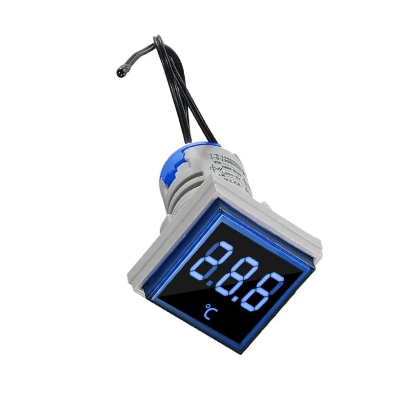 220V -20-199'C Clear Display Square Gauge Untuk Penggunaan Kantor Rumah atau Laboratorium .Y1QB