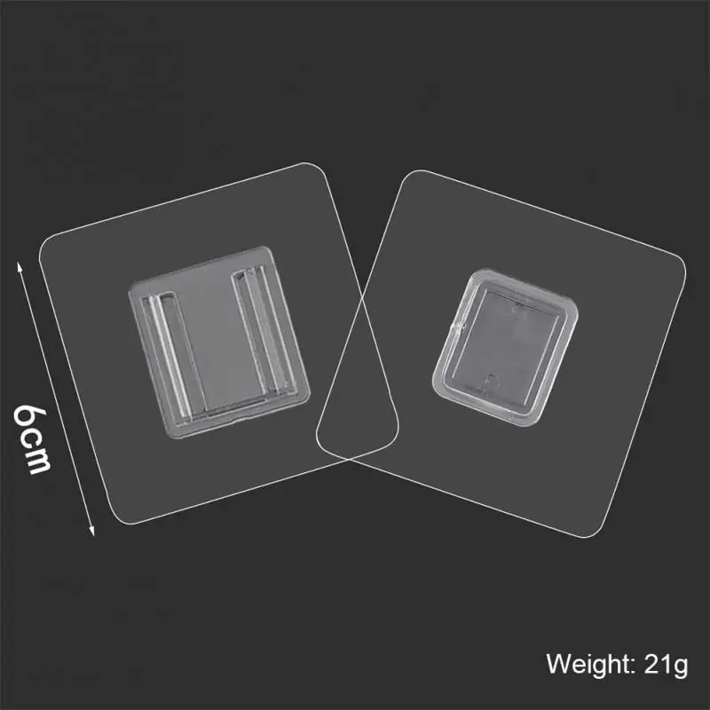 Strong Non-marking Seamless Adhesive Hooks Seam Adhesive Storage Rack Waterproof And Oilproof Wall Mounted Hanging Shelf