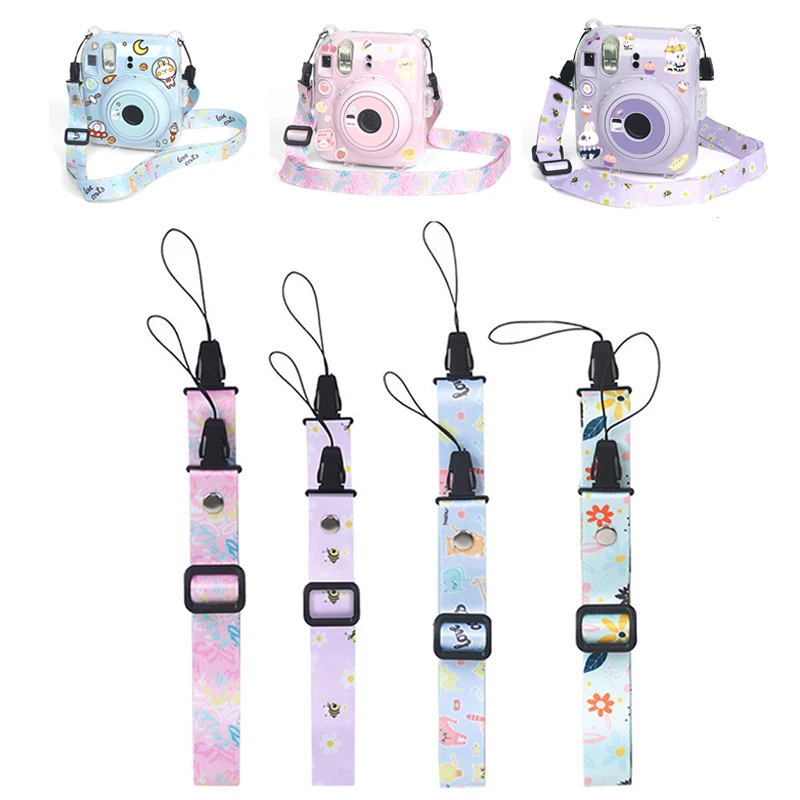 Camera Straps For Fujifilm Instax Mini 12/11/8/9/70/90 Camera Universal Multifunctional Rope Multi Color 1.2m Camera Back Rope