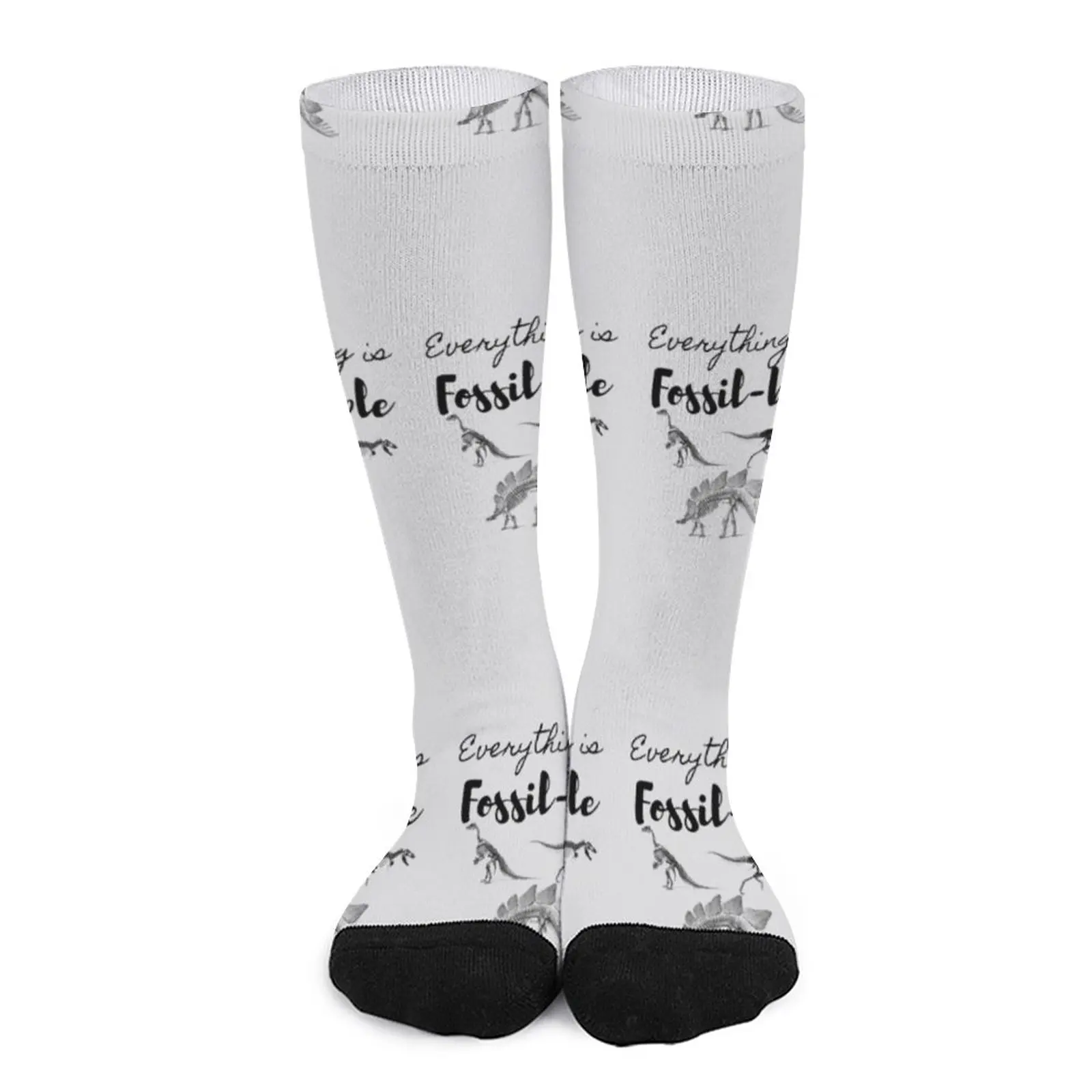 Fossils pun, funny paleontologist Socks Rugby MEN FASHION Thermal socks man winter Sock Women