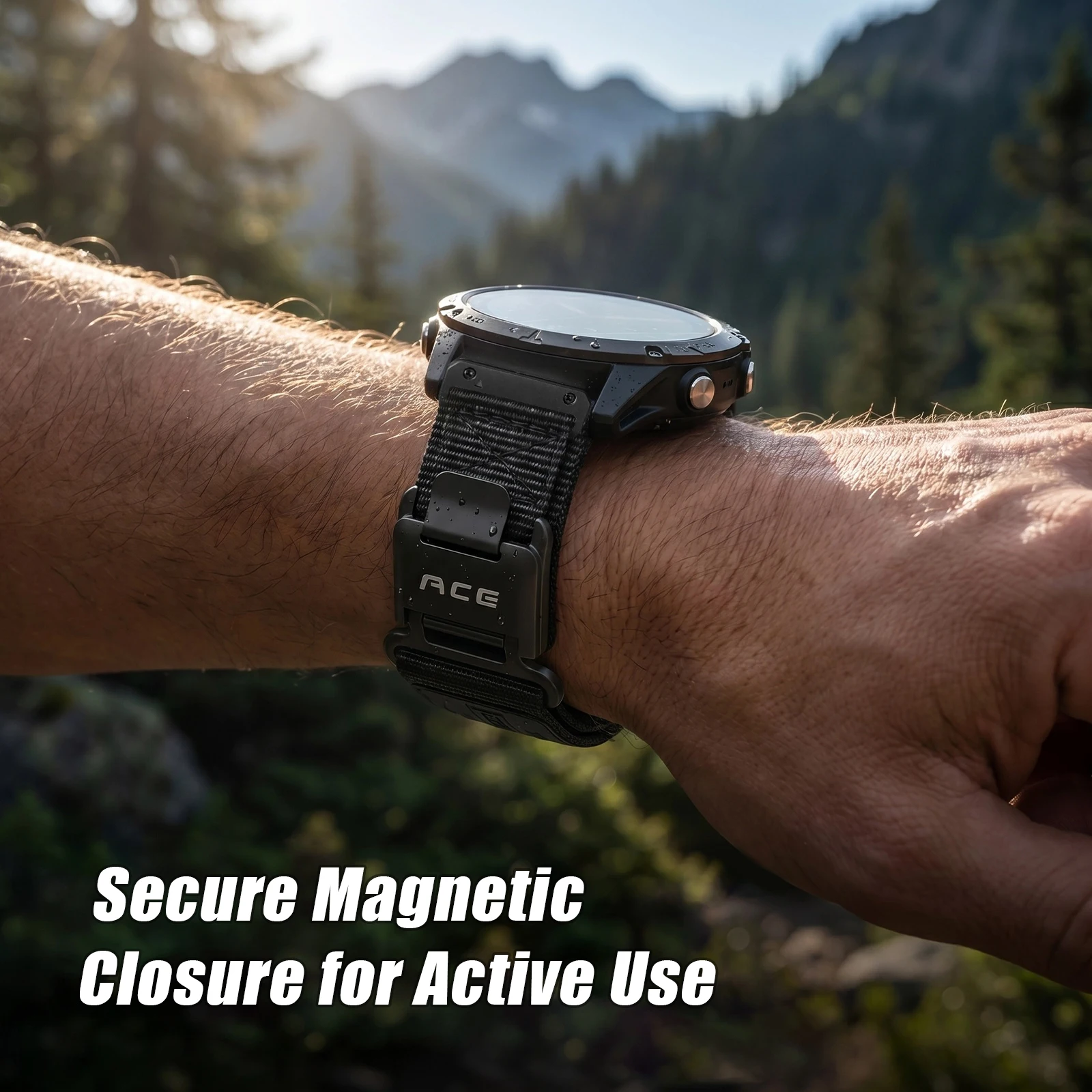 Kompatibel mit Garmin Uhrenarmband 22mm 26mm Schnellverschluss Nylonband für Fenix 8 7 7X 6 5 Epix Gen2 Enduro 3 Herren Sport Ersatzband – Detail 8