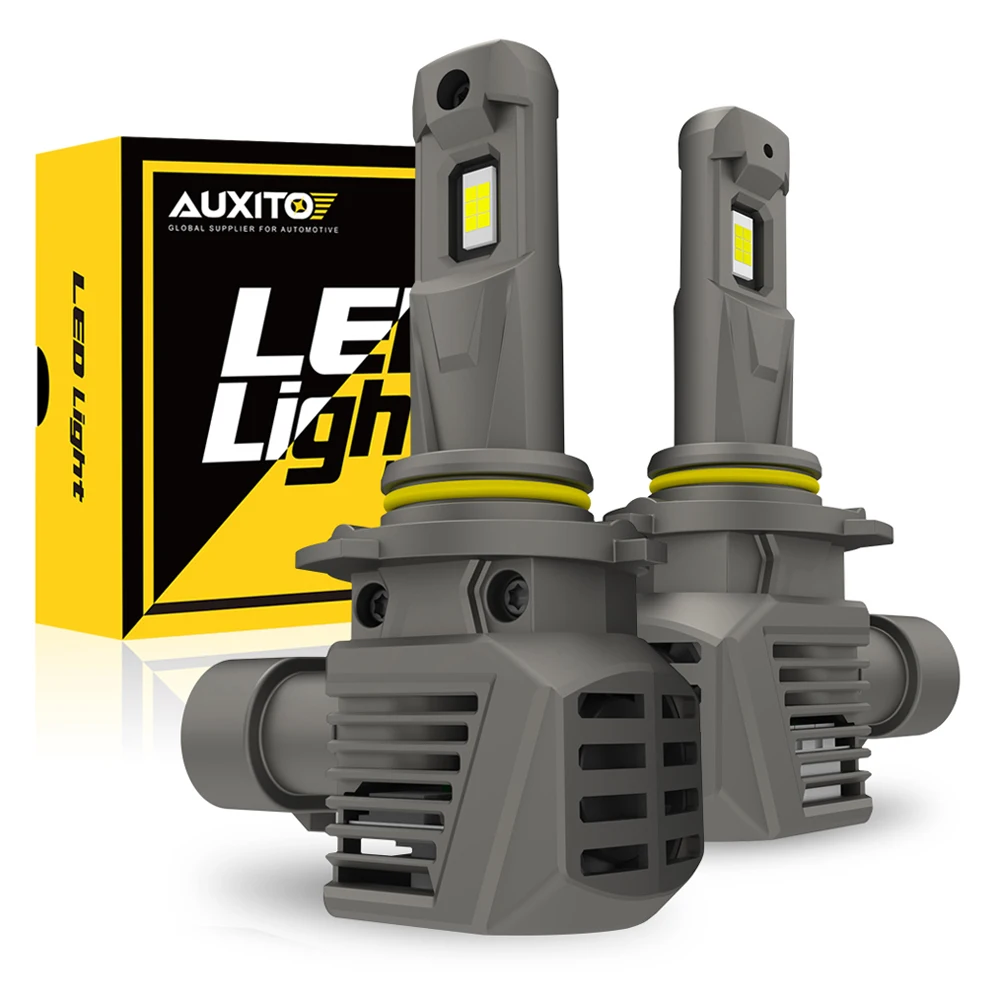 AUXITO 2 個 22000LM 超高輝度 H11 H8 H7 9005 HB3 LED Canbus エラーなし 360 ヘッドライト電球オートランプ 9012 HIR2 LED ヘッドライト