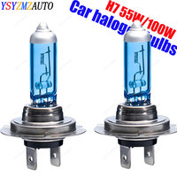 2pcs Car H7 55W 100W  Xenon Headlights 12V 5000K Super White Daytime Running Lamp Light Bulb HALOGEN Fog Lights ﻿universal