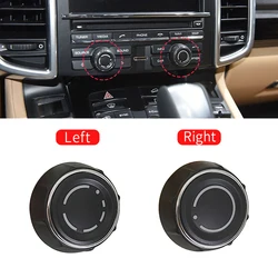 Car Center Console Audio Volume Knob Cover CD Control Switch Button Replacement For Porsche Coupe 911 718 918 Boxster Cayman