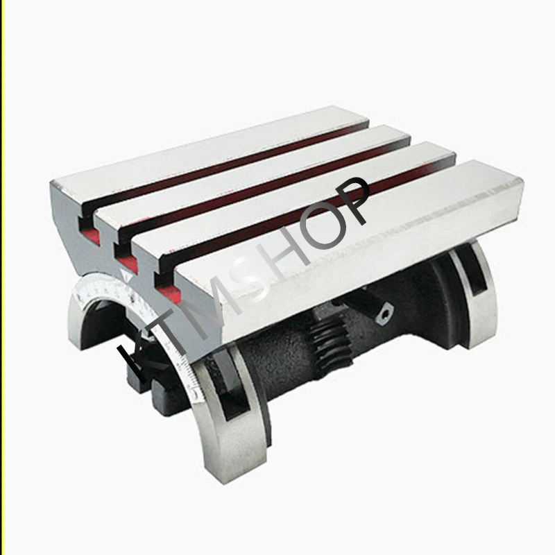 7 inch Tilting Milling Table Adjustable Angle Working Table High Quality Cast Iron Precision Rotary Worktable