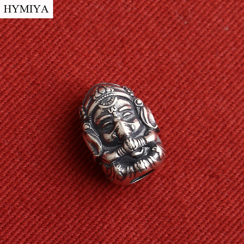 

100% 925 Silver Tibetan Elephant Three-way Guru Bead Buddhist Prayer Mala's Guru Bead