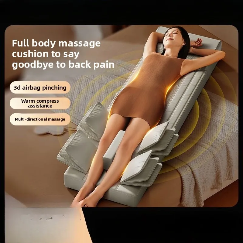 Massage mattress, multi-functional reclining cushion, fully automatic kneading for the cervical spine lumbar spine back electric