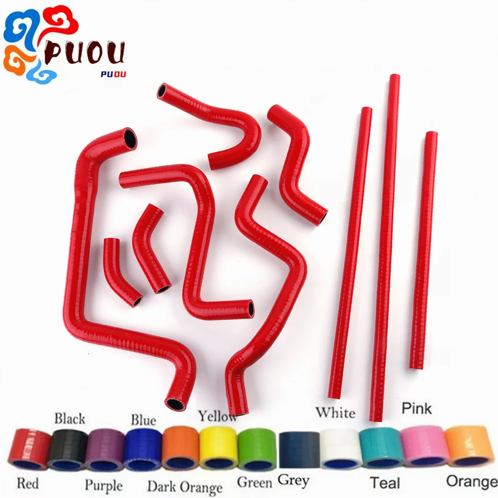 Fit Fiat Punto GT 1.4L Turbo GT1 Ancillary Coolant Hoses Silicone Tube Kit 1993-1995 1994