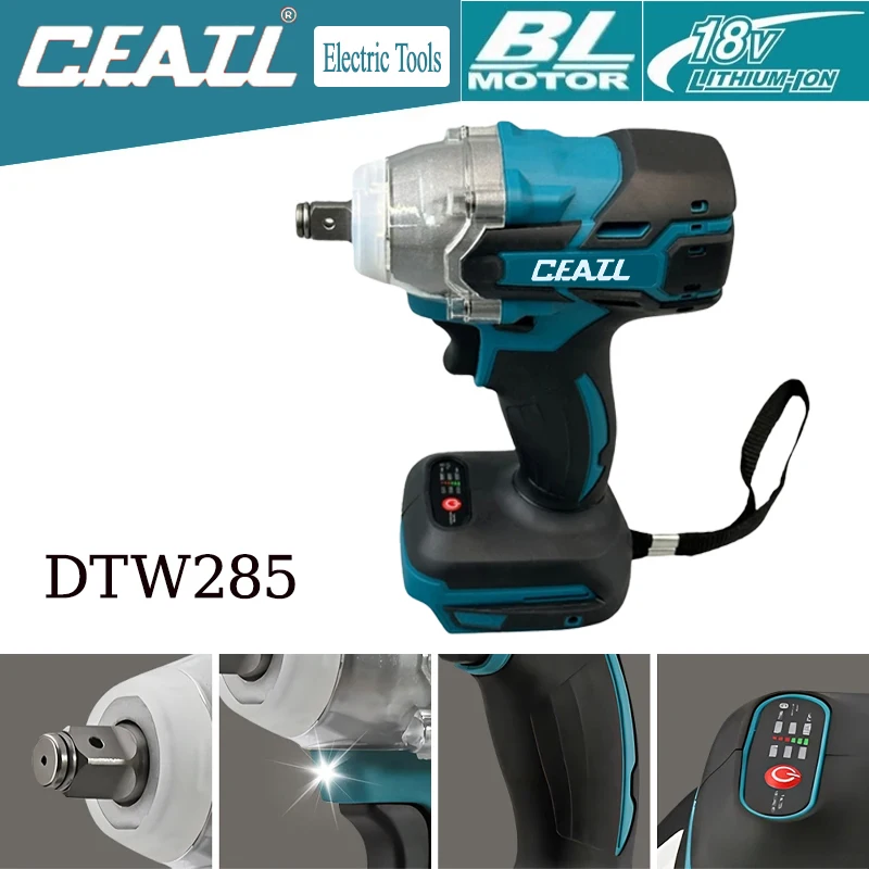 

DTW285 CFATL Brushless Electric Wrench Wrench Cordless Impact Tool Power Tools Rechargeable For Makita 18V Battery