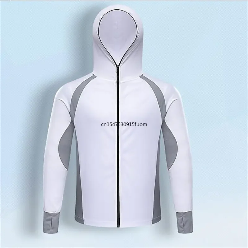 

Anti-UV Comfortable Men's Sublimation Jerseys High-Quality Long Sleeve Fishing Clothing Spring Summer Fishing Hoodie