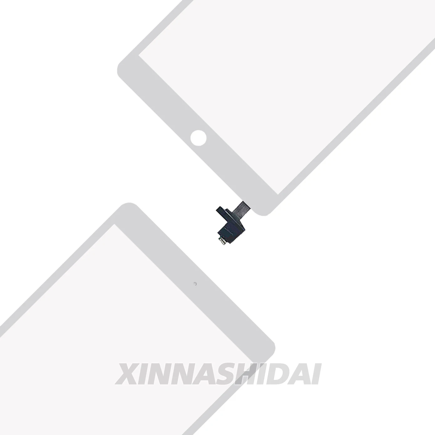 شاشة لمس جديدة لجهاز iPad Mini 1 2 A1432 A1454 A1455 A1489 A1490 A149 أجهزة استشعار محول الأرقام بشاشة تعمل بلمس لوحة زجاجية أمامية